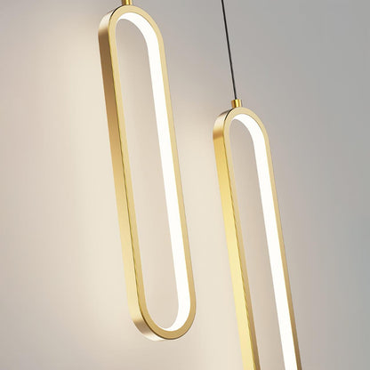 Long Oval LED Droplight Pendant Lamp