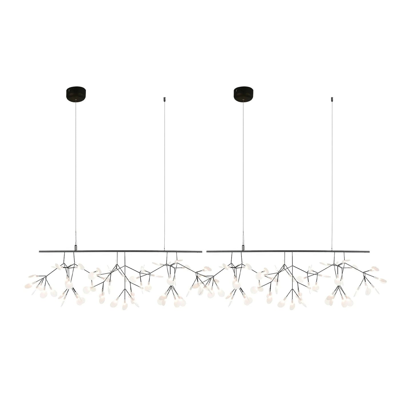 Long Style Firefly LED Candelabrum Chandelier