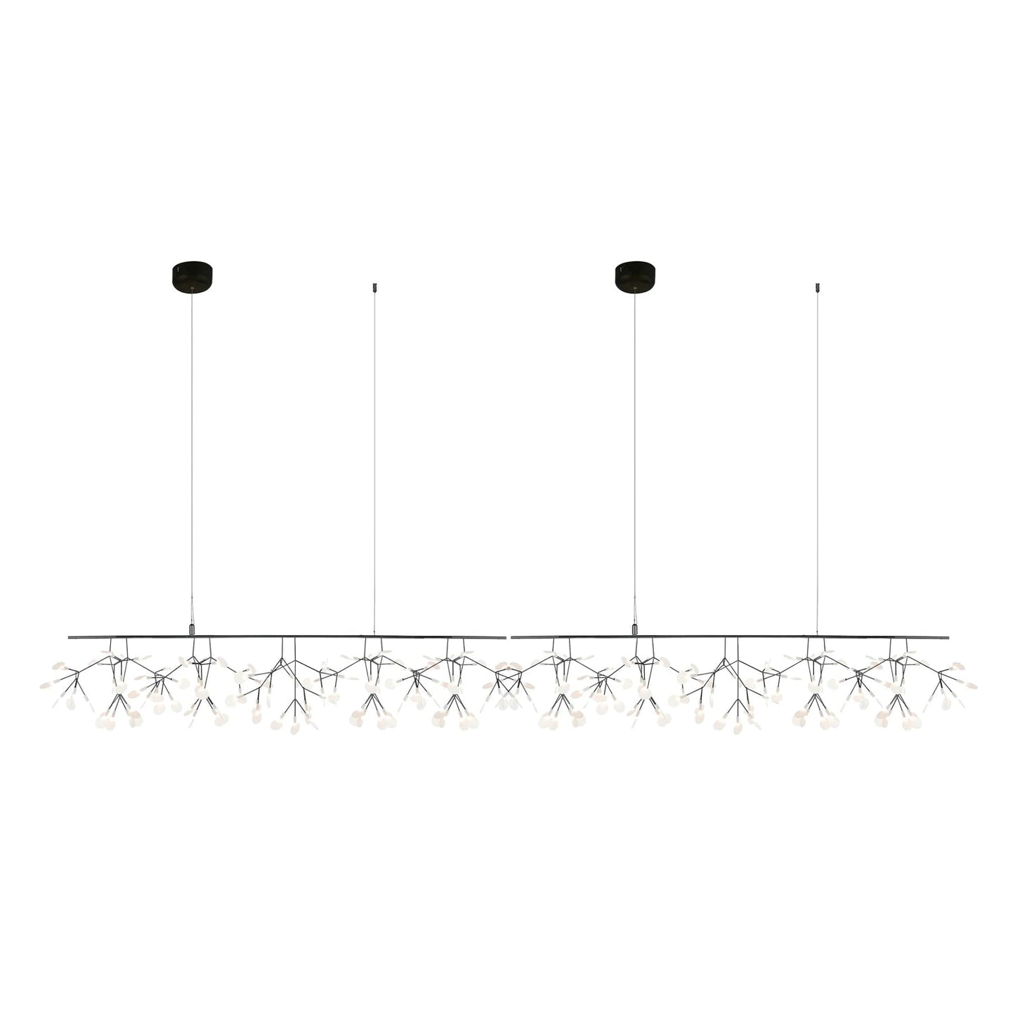 Long Style Firefly LED Candelabrum Chandelier