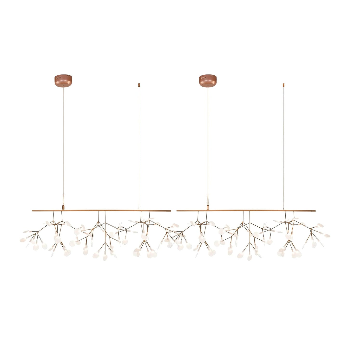 Long Style Firefly LED Candelabrum Chandelier