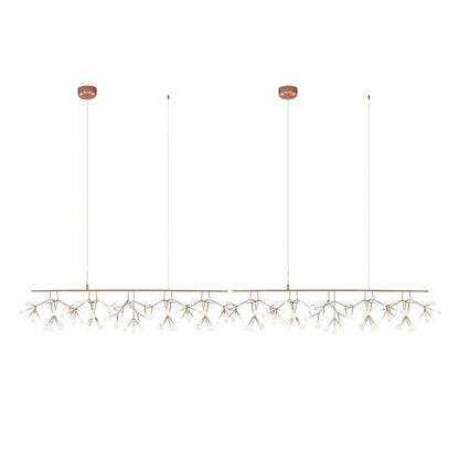 Long Style Firefly LED Candelabrum Chandelier