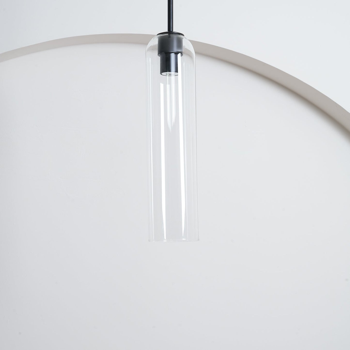 Long Tube Glass Droplight Pendant Light