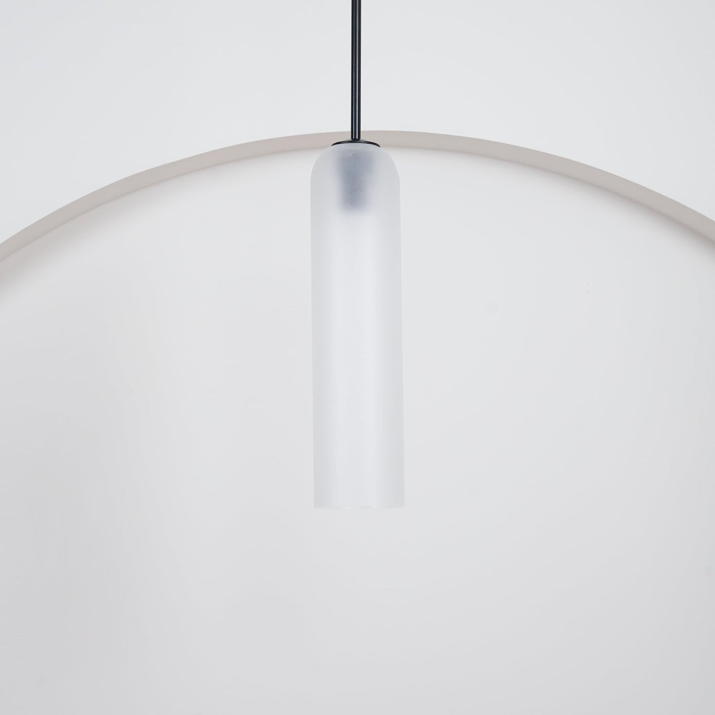 Long Tube Glass Droplight Pendant Light