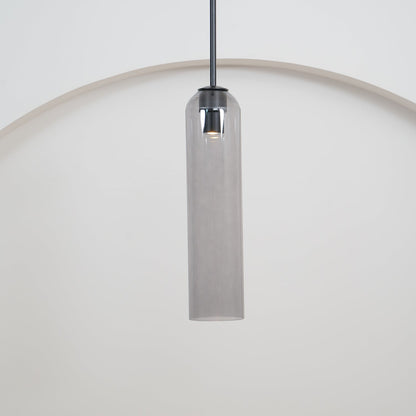 Long Tube Glass Droplight Pendant Light