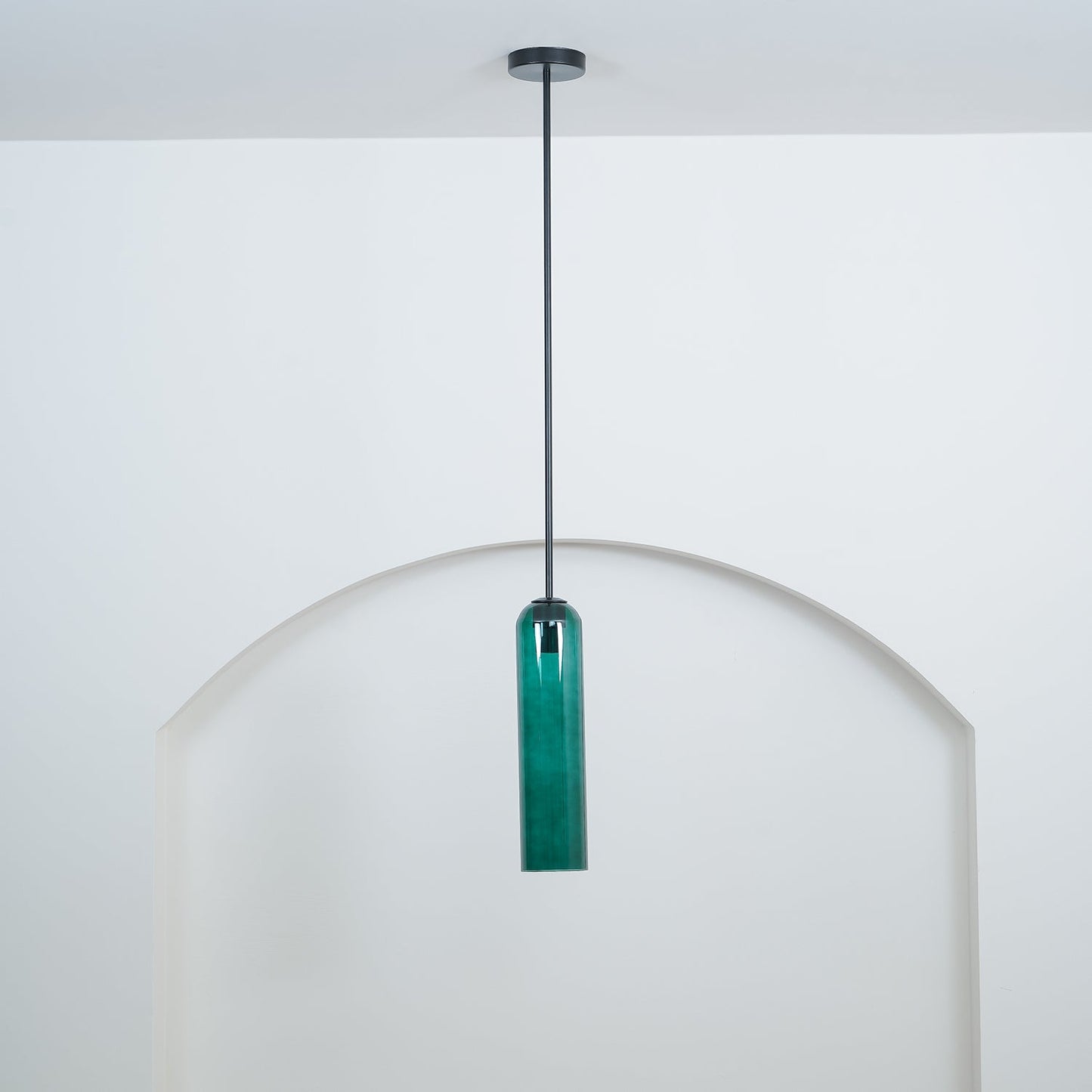 Long Tube Glass Droplight Pendant Light