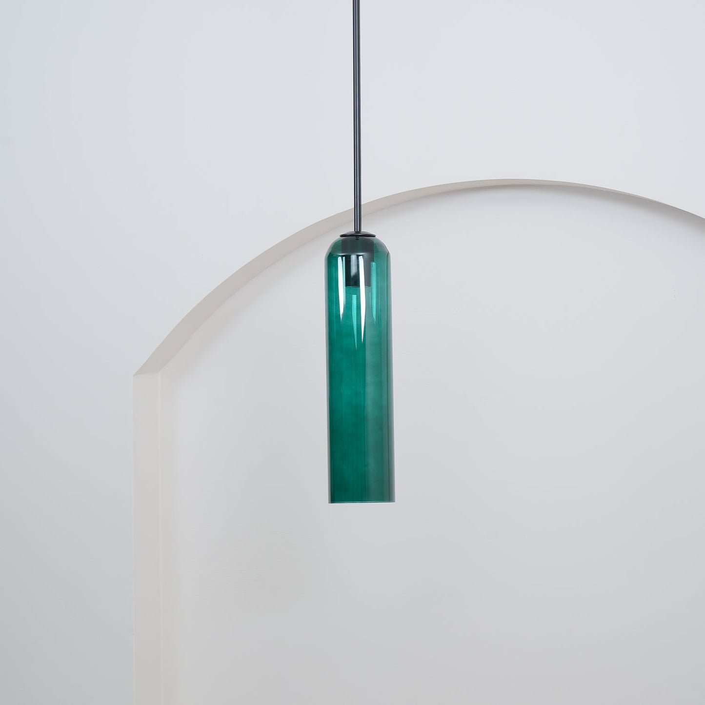 Long Tube Glass Droplight Pendant Light