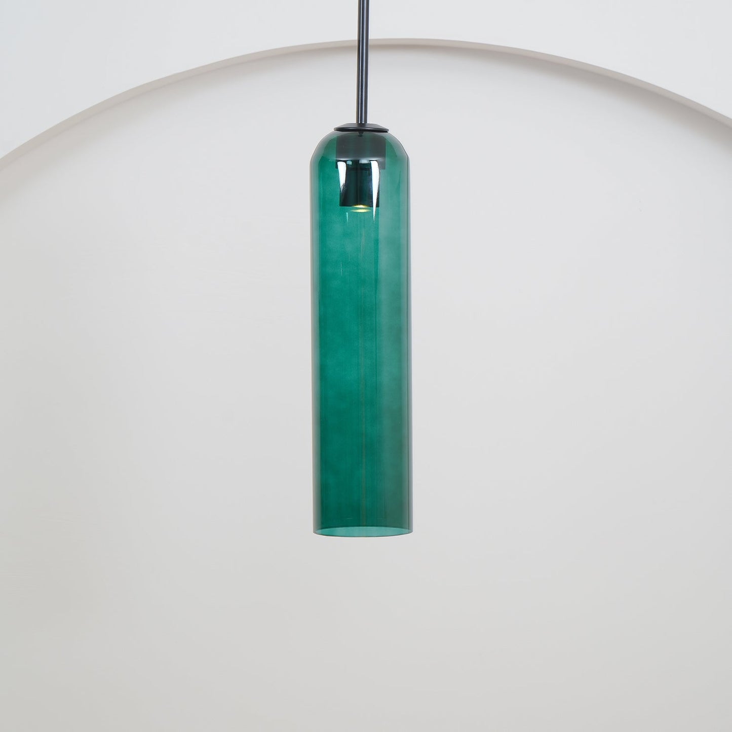 Long Tube Glass Droplight Pendant Light