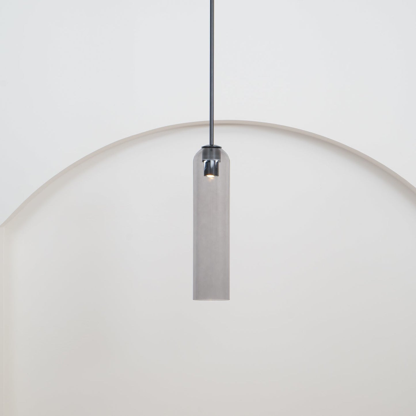 Long Tube Glass Droplight Pendant Light