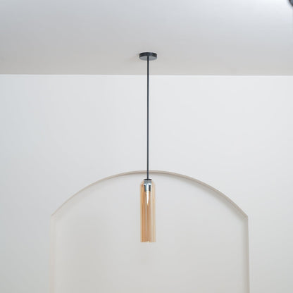 Long Tube Glass Droplight Pendant Light