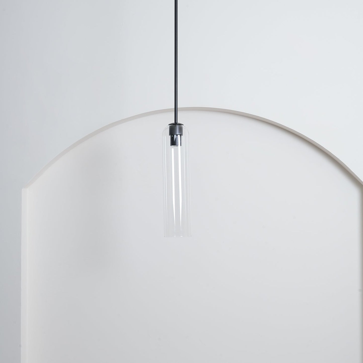 Long Tube Glass Droplight Pendant Light