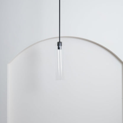 Long Tube Glass Droplight Pendant Light