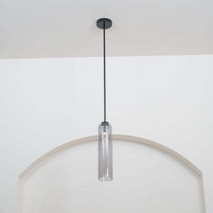 Long Tube Glass Droplight Pendant Light