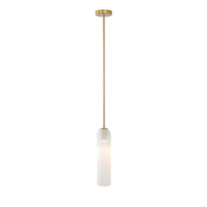 Long Tube Glass Droplight Pendant Light