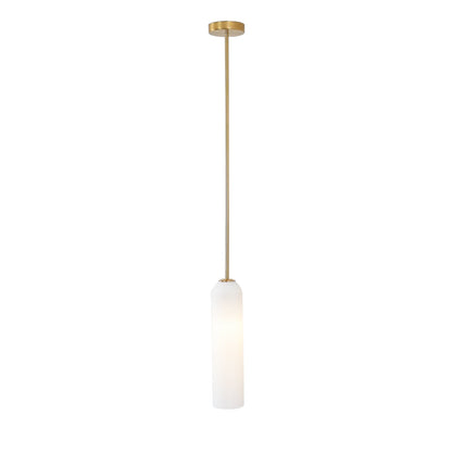 Long Tube Glass Droplight Pendant Light