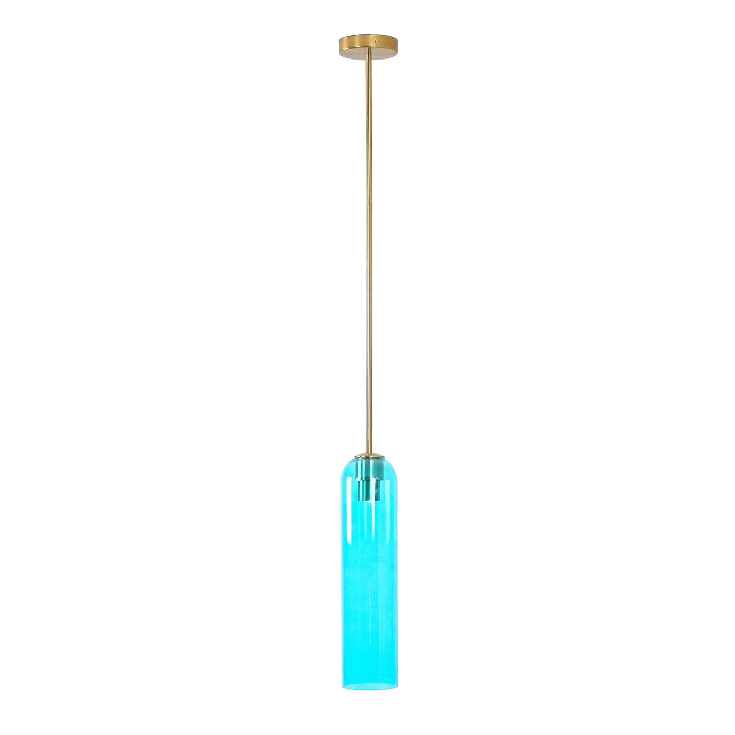 Long Tube Glass Droplight Pendant Light