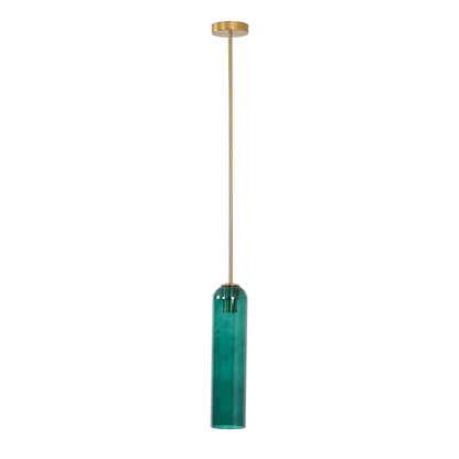 Long Tube Glass Droplight Pendant Light