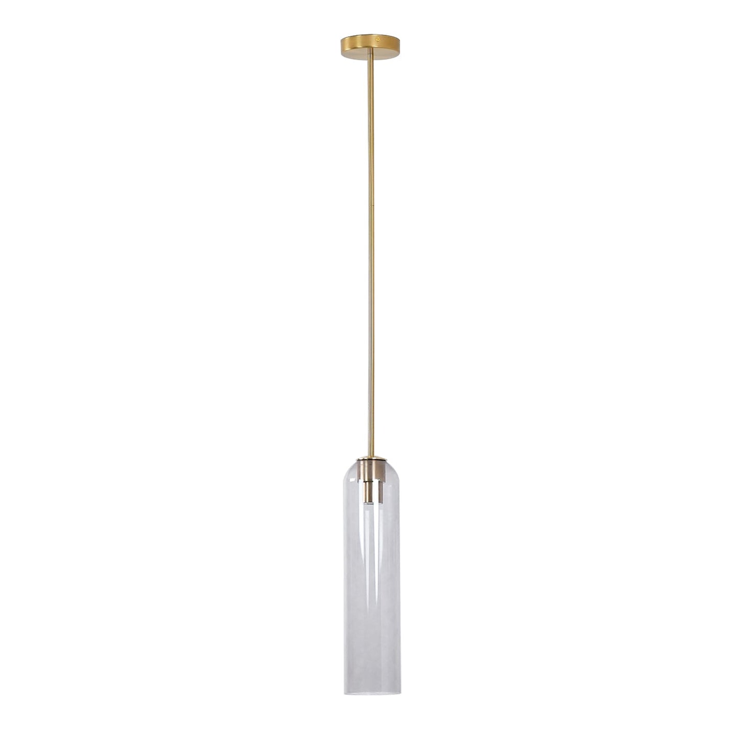 Long Tube Glass Droplight Pendant Light