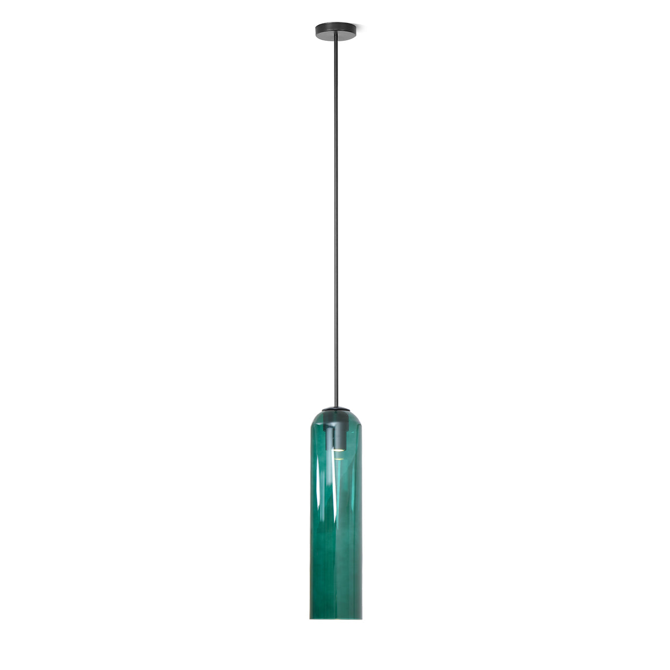 Long Tube Glass Droplight Pendant Light