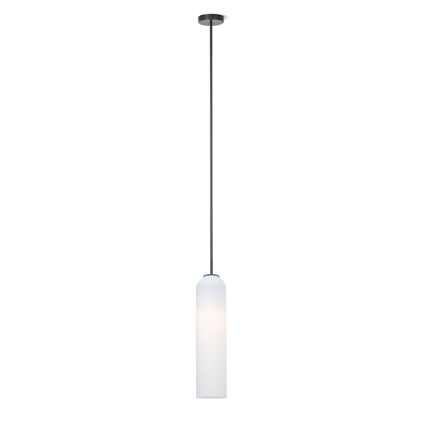 Long Tube Glass Droplight Pendant Light