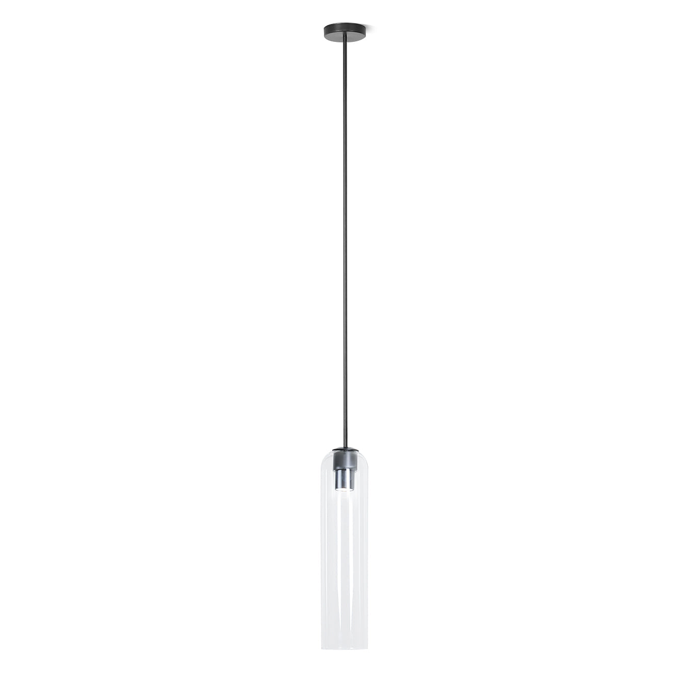 Long Tube Glass Droplight Pendant Light