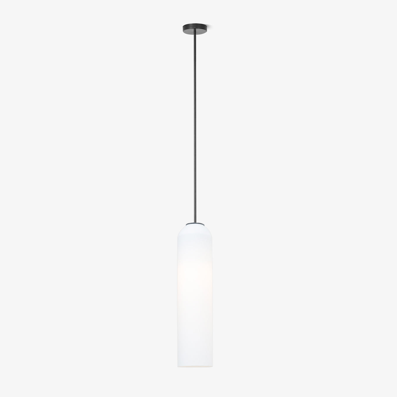 Long Tube Glass Droplight Pendant Light