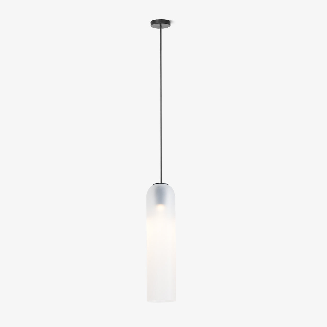 Long Tube Glass Droplight Pendant Light