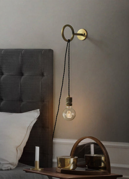 Loop Minimalist Wall light Wall Light With Wall light Wall Socket