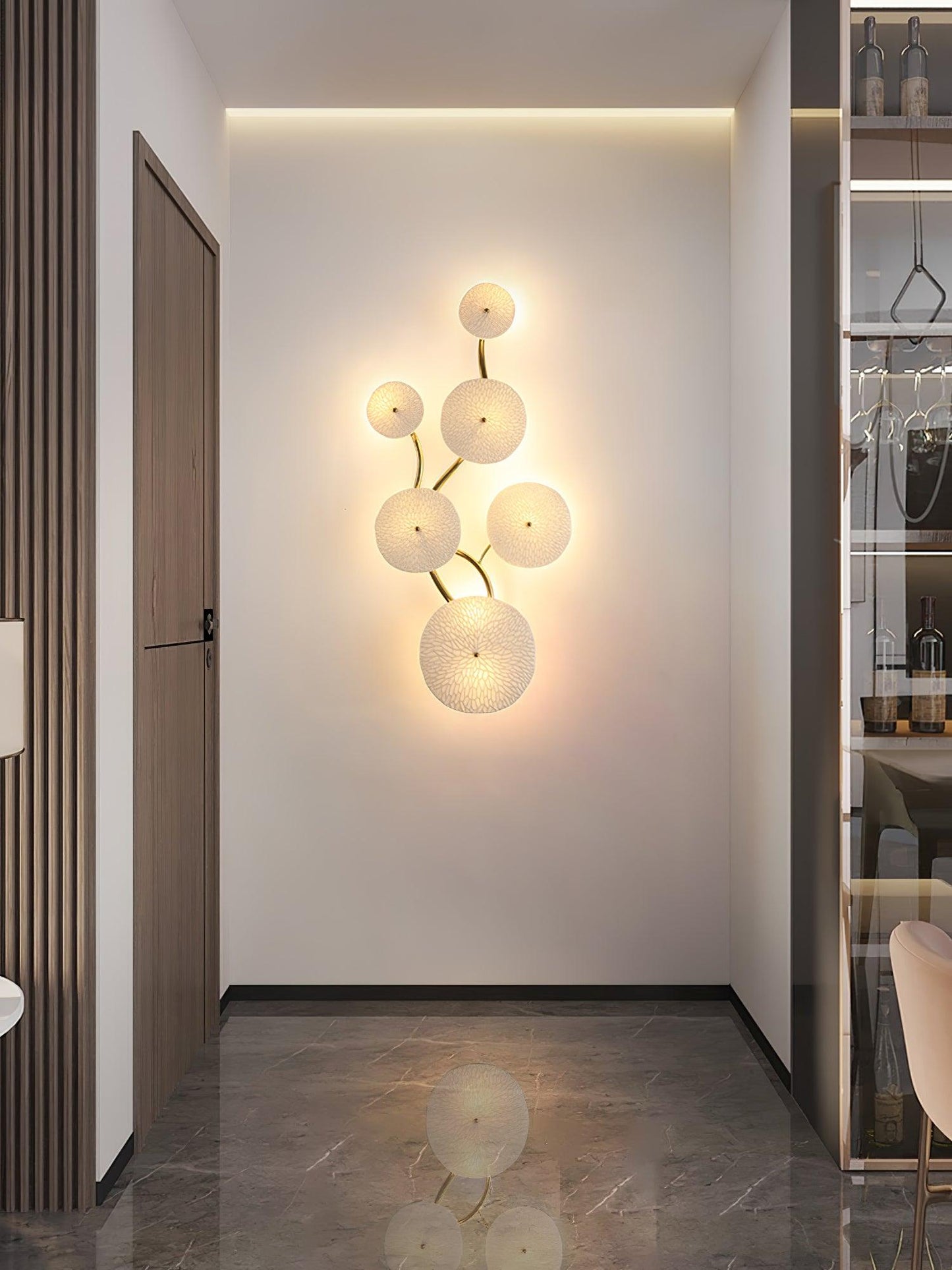 Lotus Petal Bracket light Wall Lamp