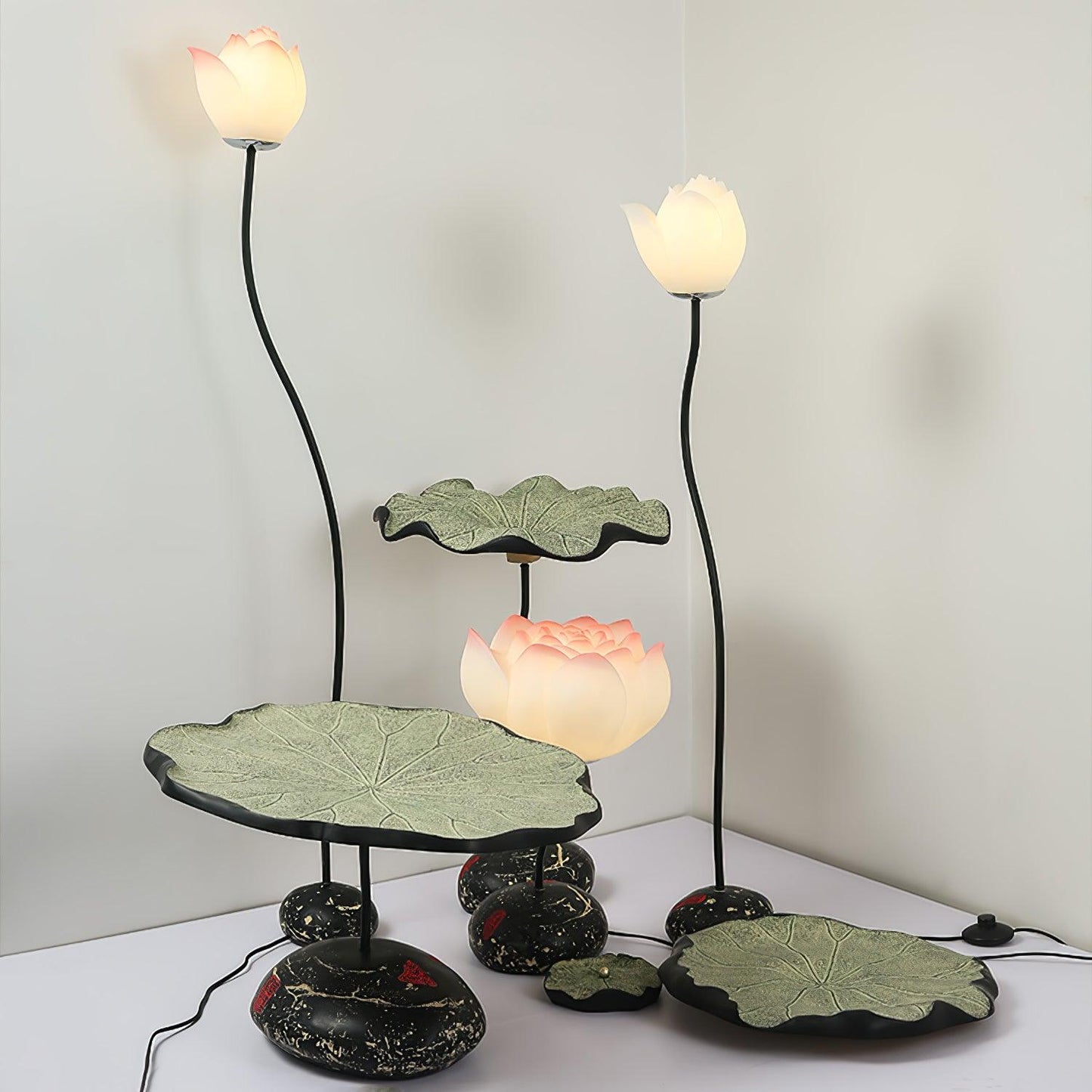 Lotus Reading Lamp Floor Lamp