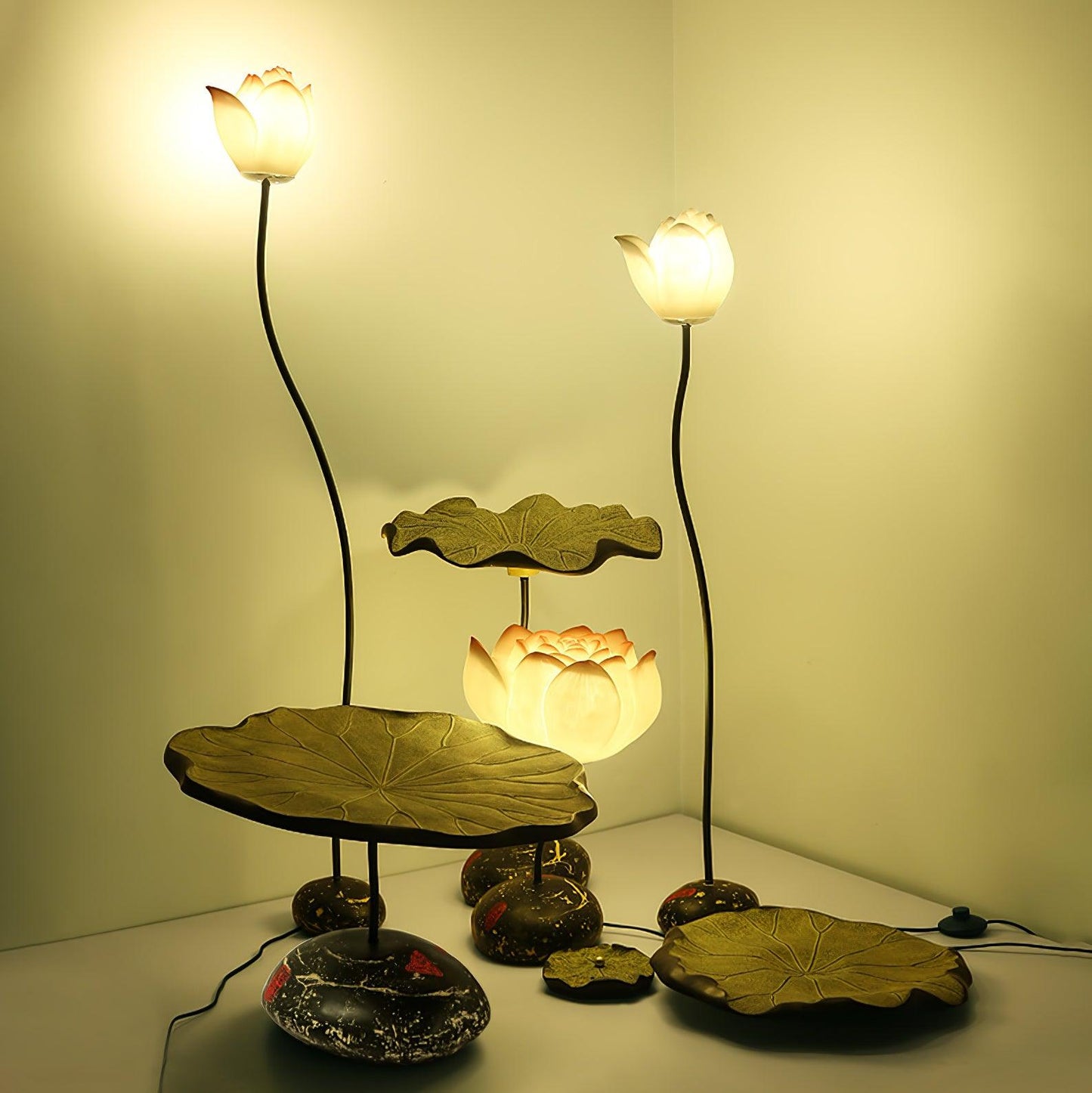 Lotus Reading Lamp Floor Lamp