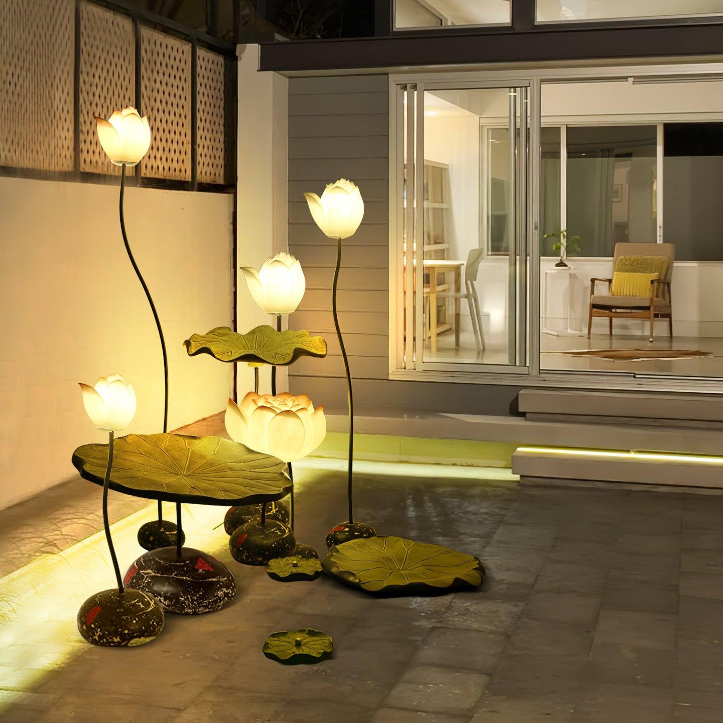 Lotus Reading Lamp Floor Lamp