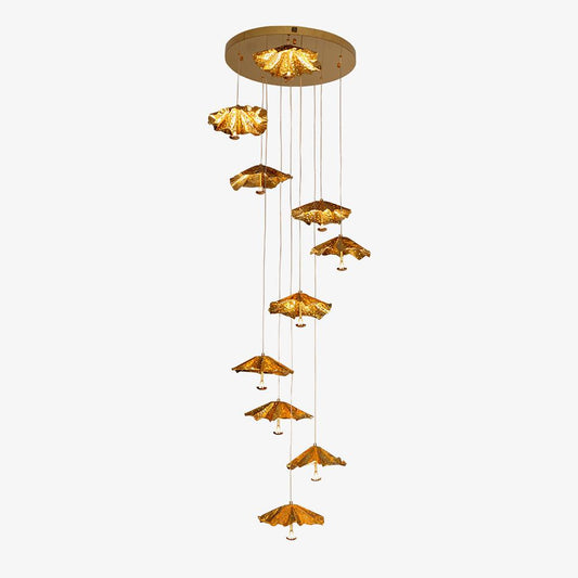 Livra Leaf Gasolier Chandelier