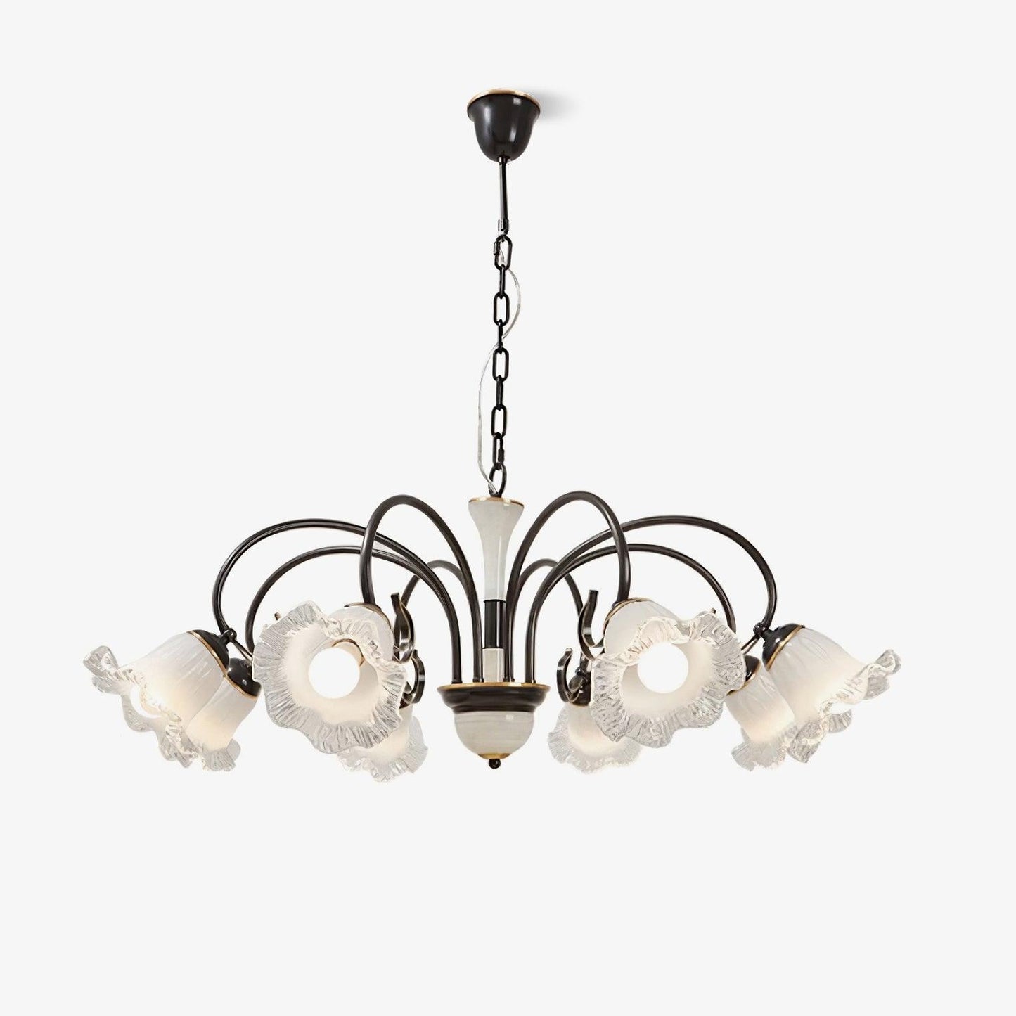 Luce Black Candelabrum Chandelier