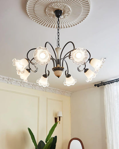 Luce Black Candelabrum Chandelier