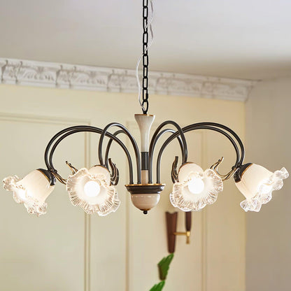 Luce Black Candelabrum Chandelier