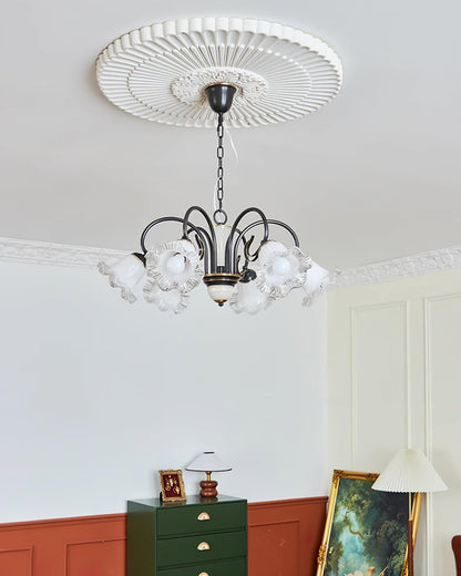 Luce Black Candelabrum Chandelier