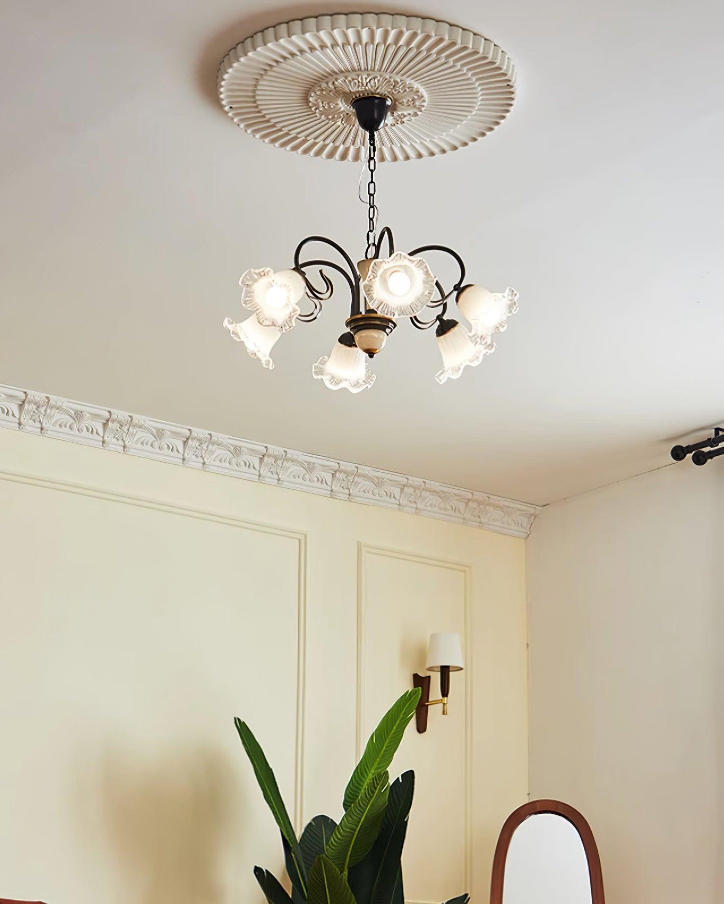 Luce Black Candelabrum Chandelier