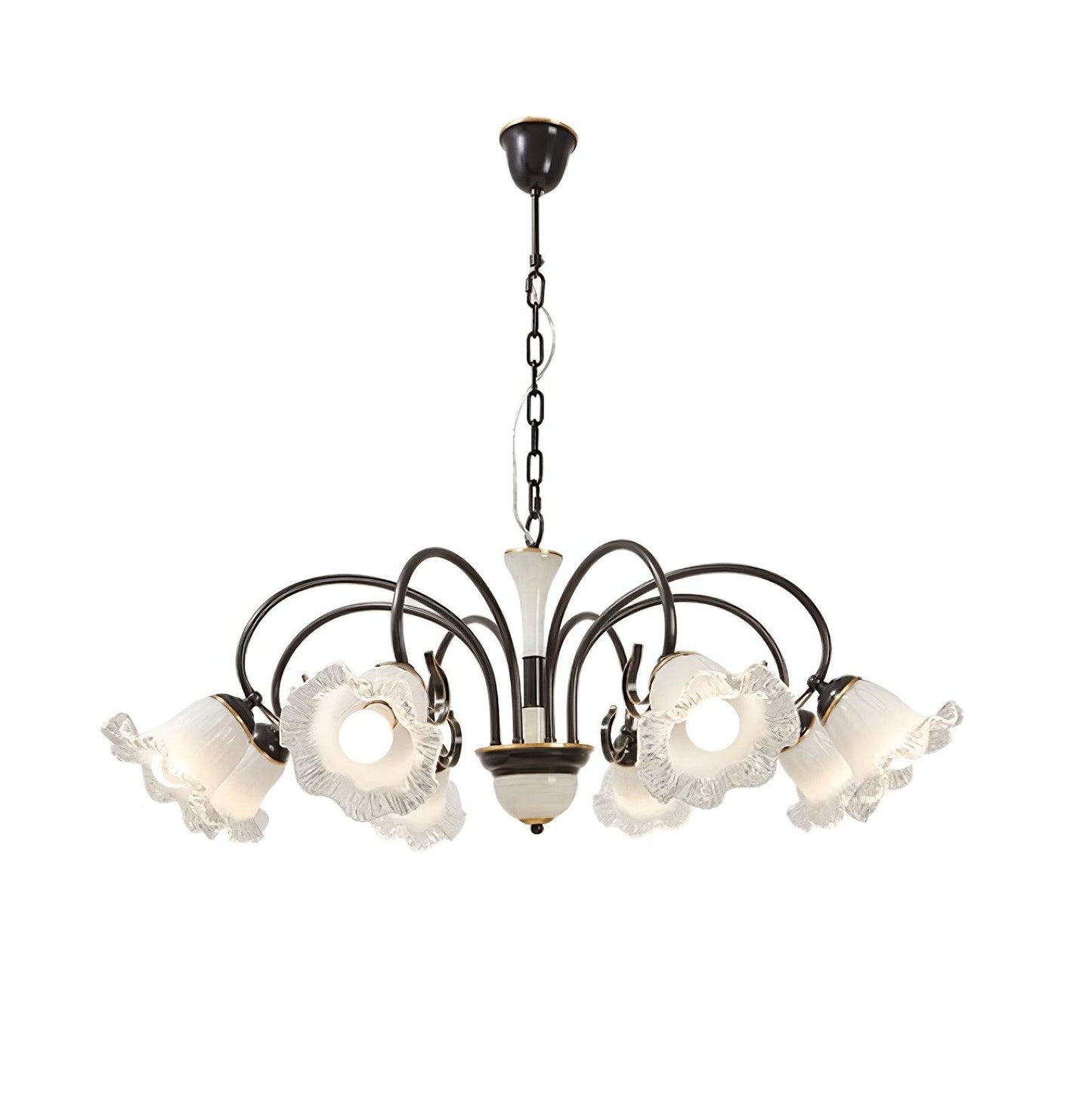 Luce Black Candelabrum Chandelier