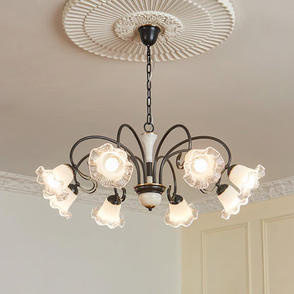 Luce Black Candelabrum Chandelier