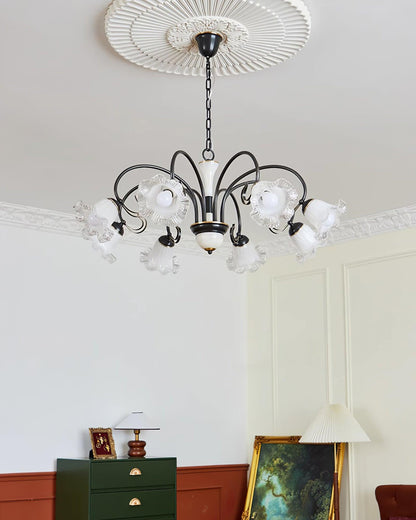 Luce Black Candelabrum Chandelier