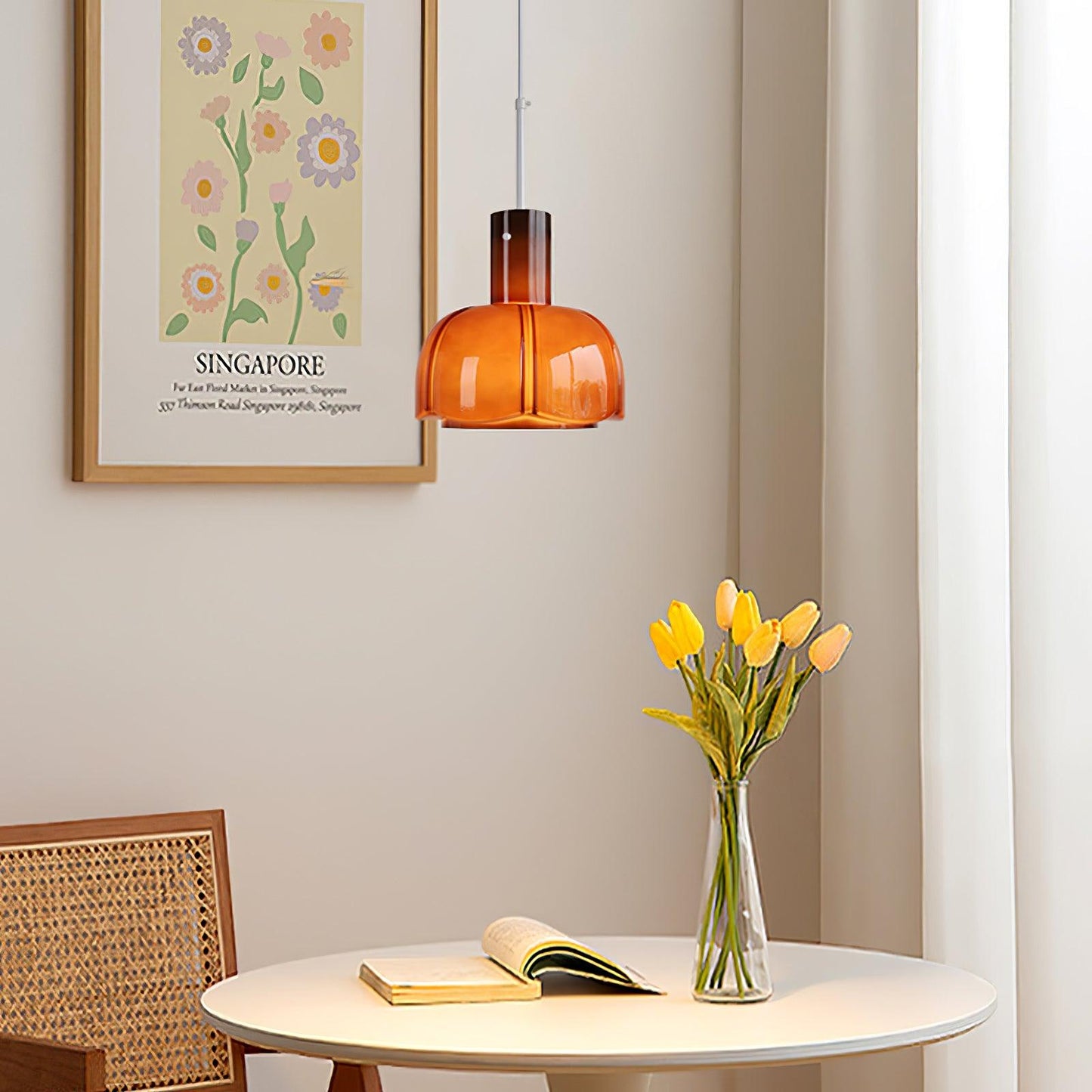 Lumina Petal Glass Houselight Pendant Light