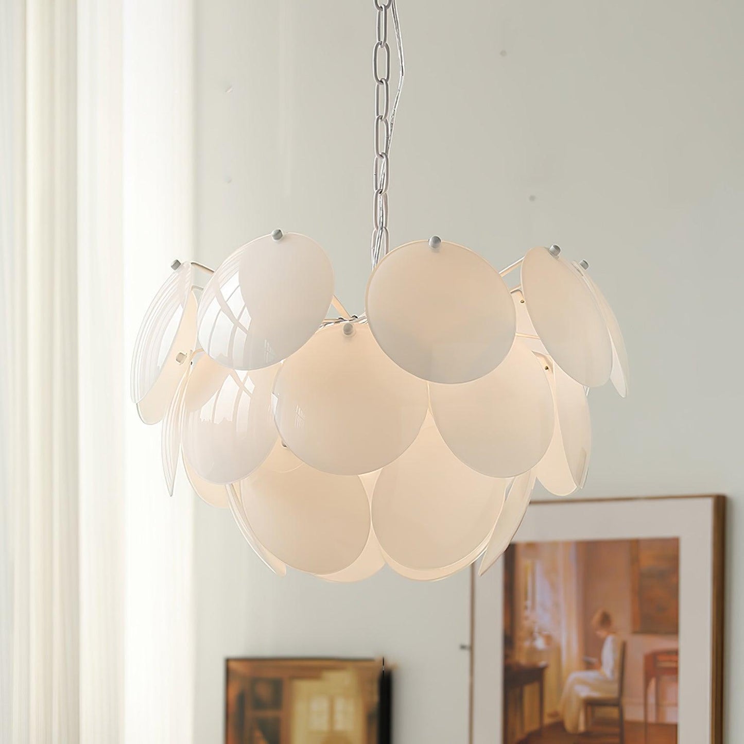 Luminous Petal Glass Pendant light Chandelier