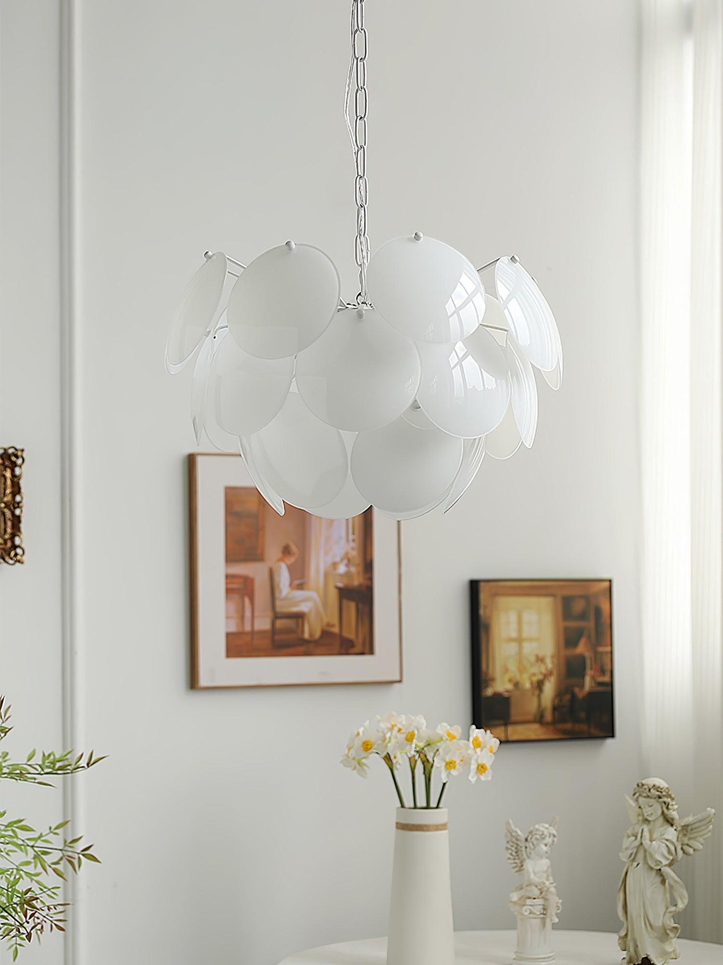 Luminous Petal Glass Pendant light Chandelier