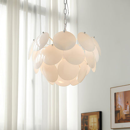 Luminous Petal Glass Pendant light Chandelier