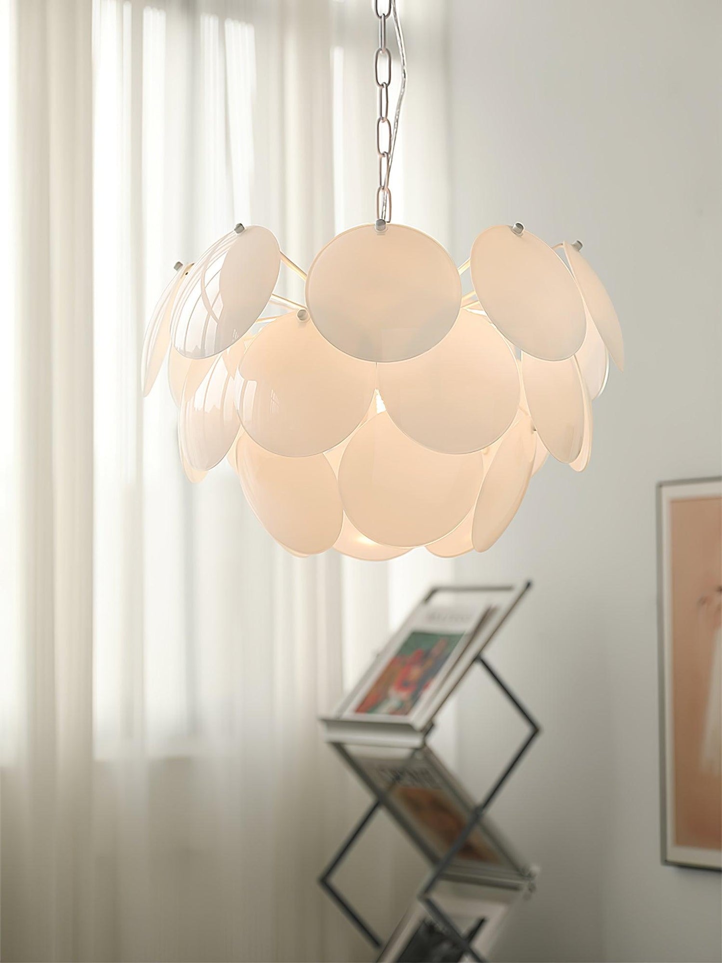 Luminous Petal Glass Pendant light Chandelier