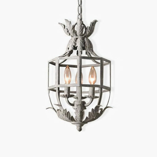 Lustre Retro Cage Candelabrum Chandelier