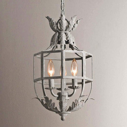 Lustre Retro Cage Candelabrum Chandelier