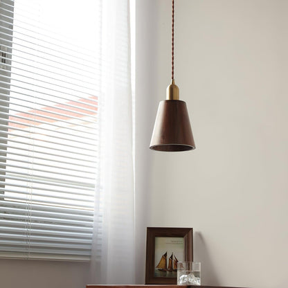 Lyfa Walnut Houselight Pendant Light