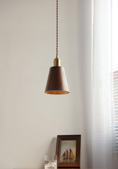 Lyfa Walnut Houselight Pendant Light