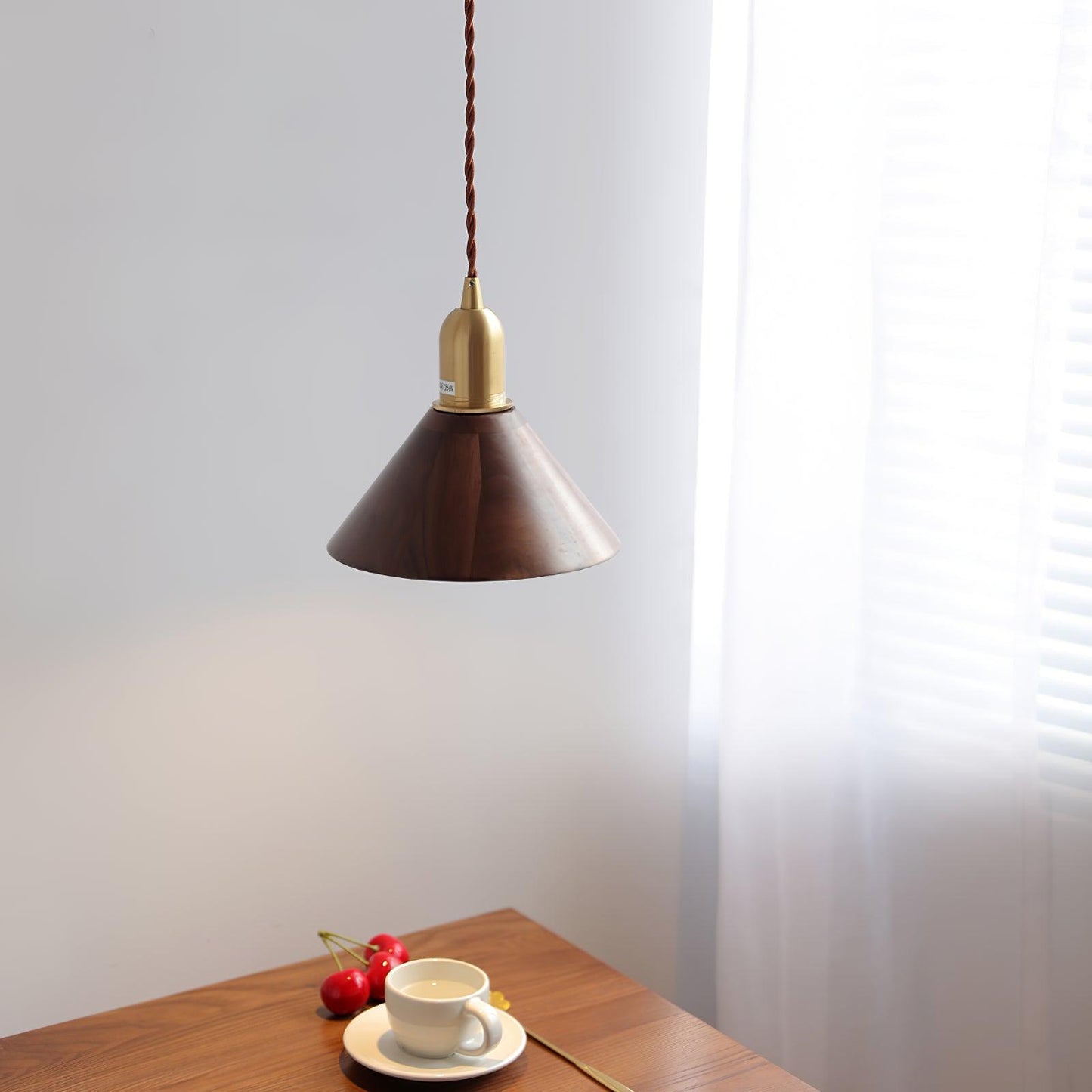 Lyfa Walnut Houselight Pendant Light